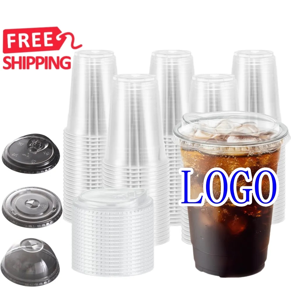 16 oz PET Cup with Strawless Sip Lid 8