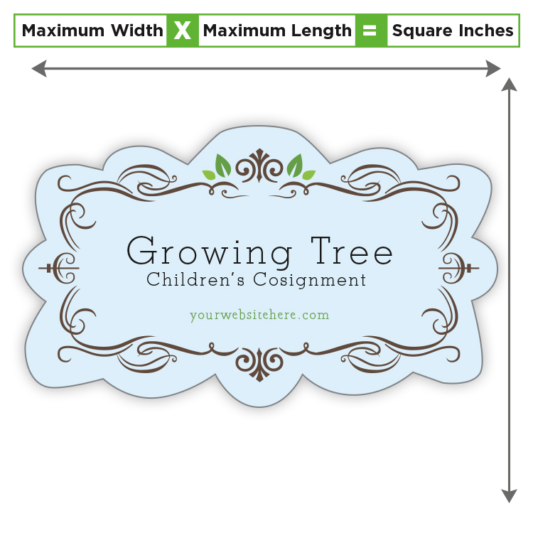Custom Shape Magnet - 10 to 11.99 Square Inches - 20 Mil. 4