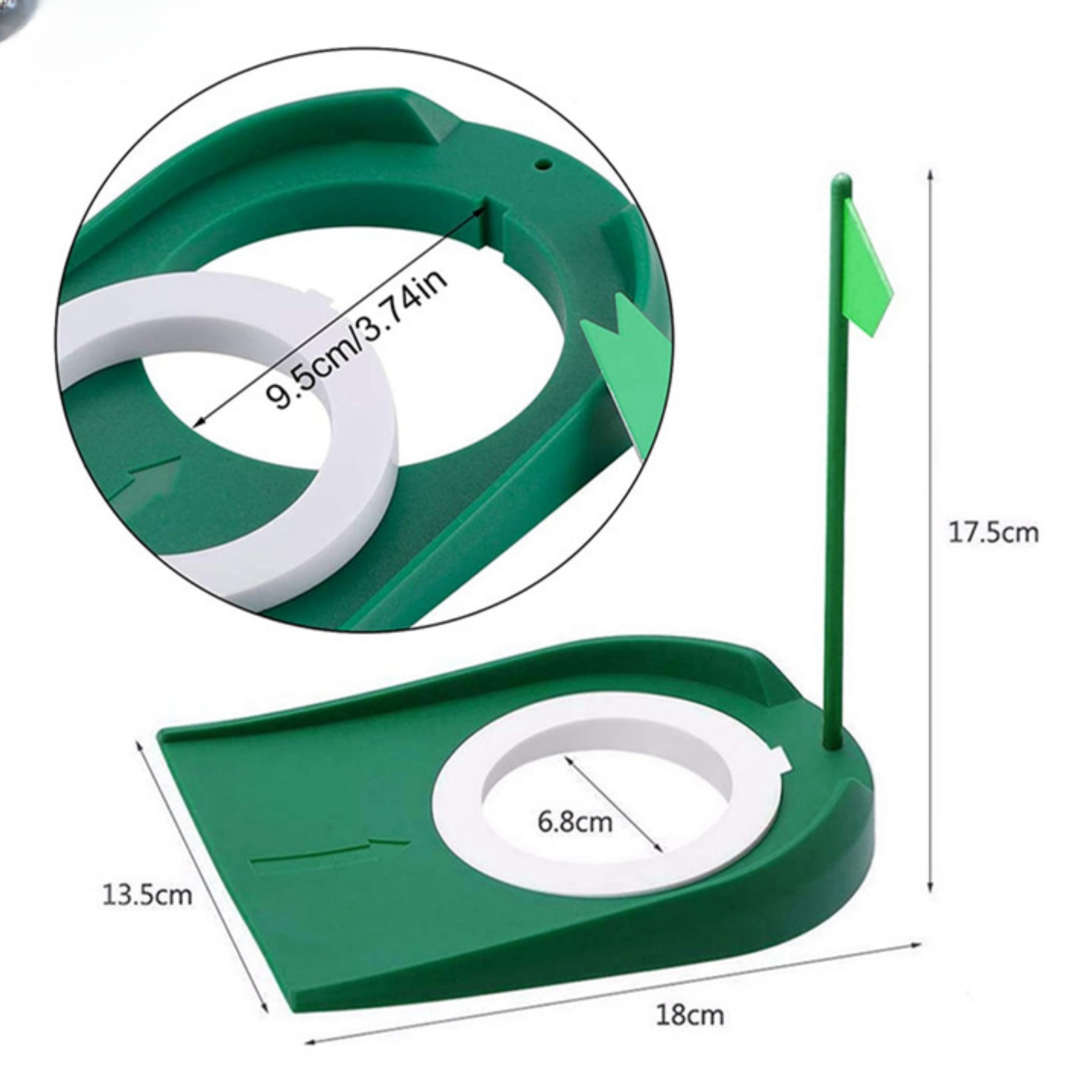 Golf Putting Cup and Flag 1