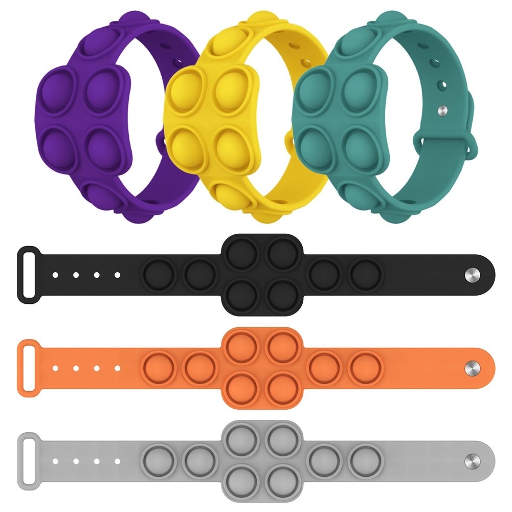 Push Pop Bubble Silicone Wristbands 2