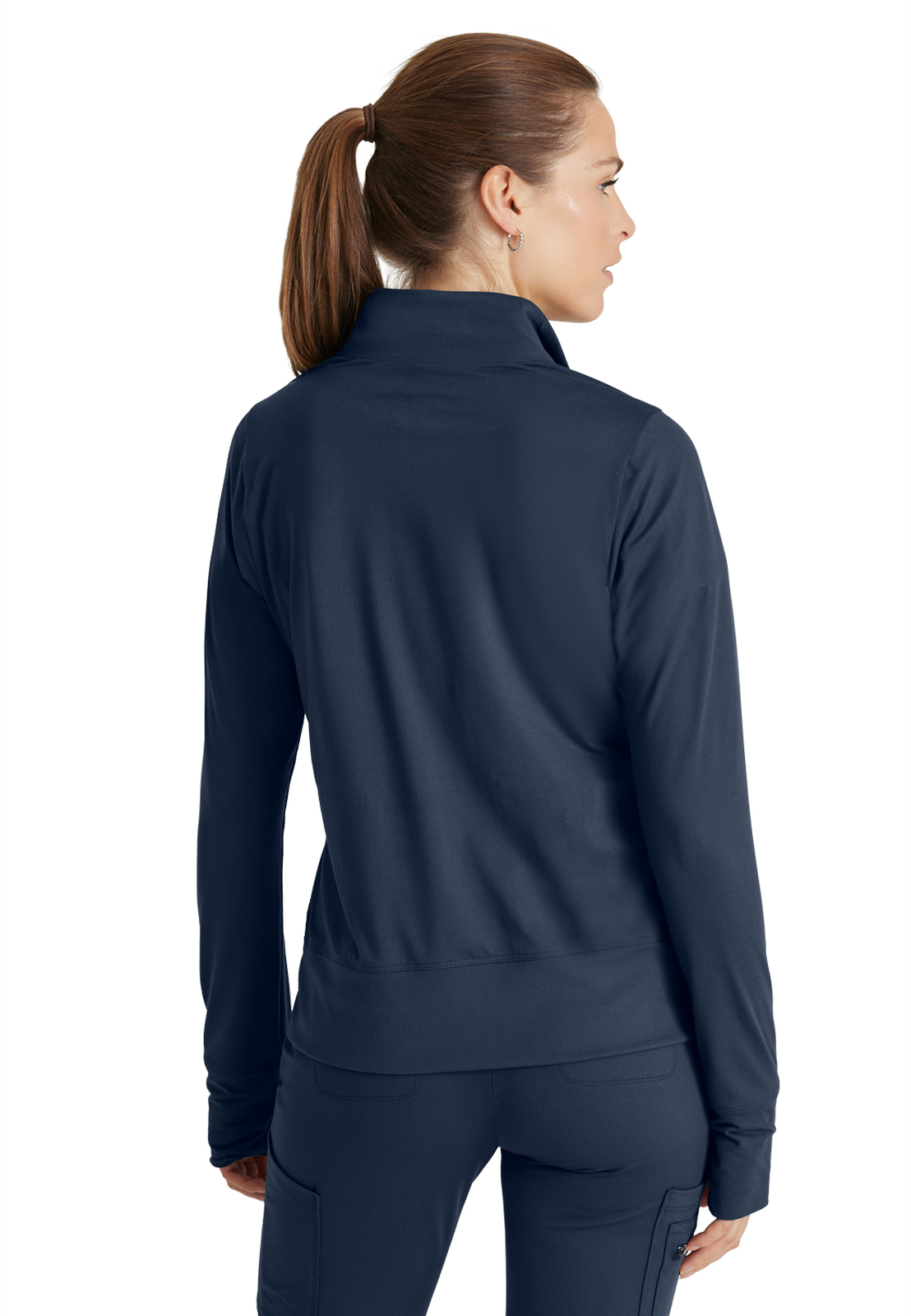 Barco One Performance Knit - Women's Two-Pocket Arena Warm-Up Scrub Jacket 2