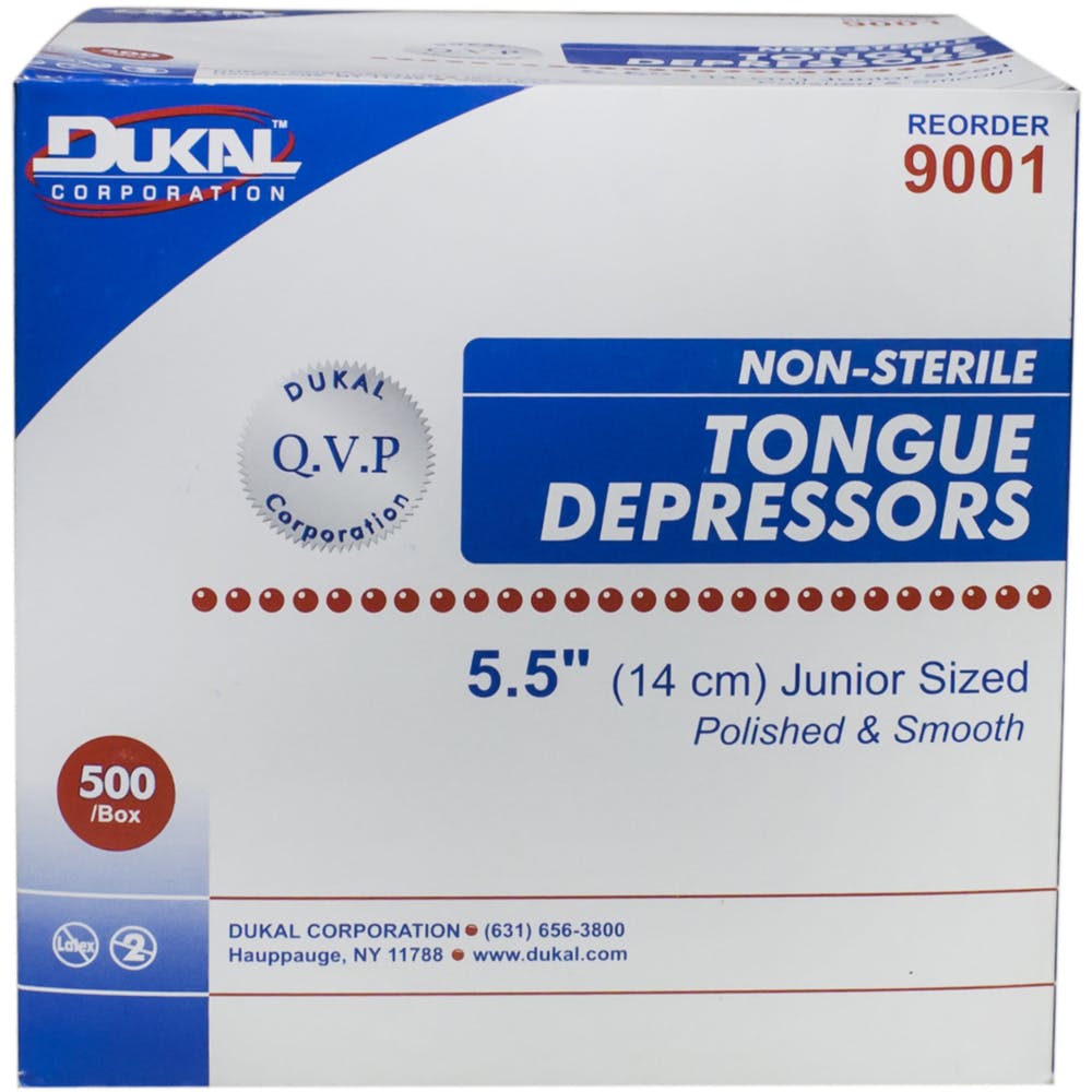 Junior Tongue Depressors - 5.5" Polished 500 Pack 1