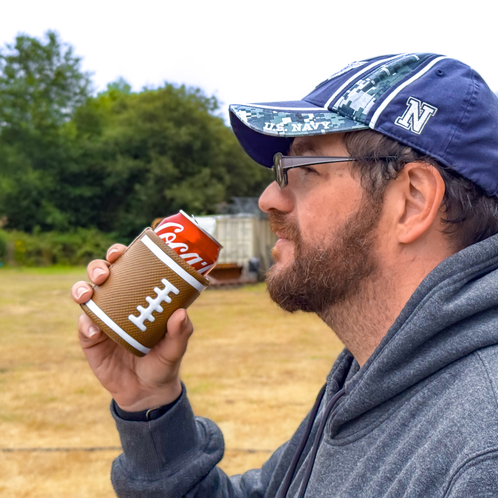 Football Can Cooler 4