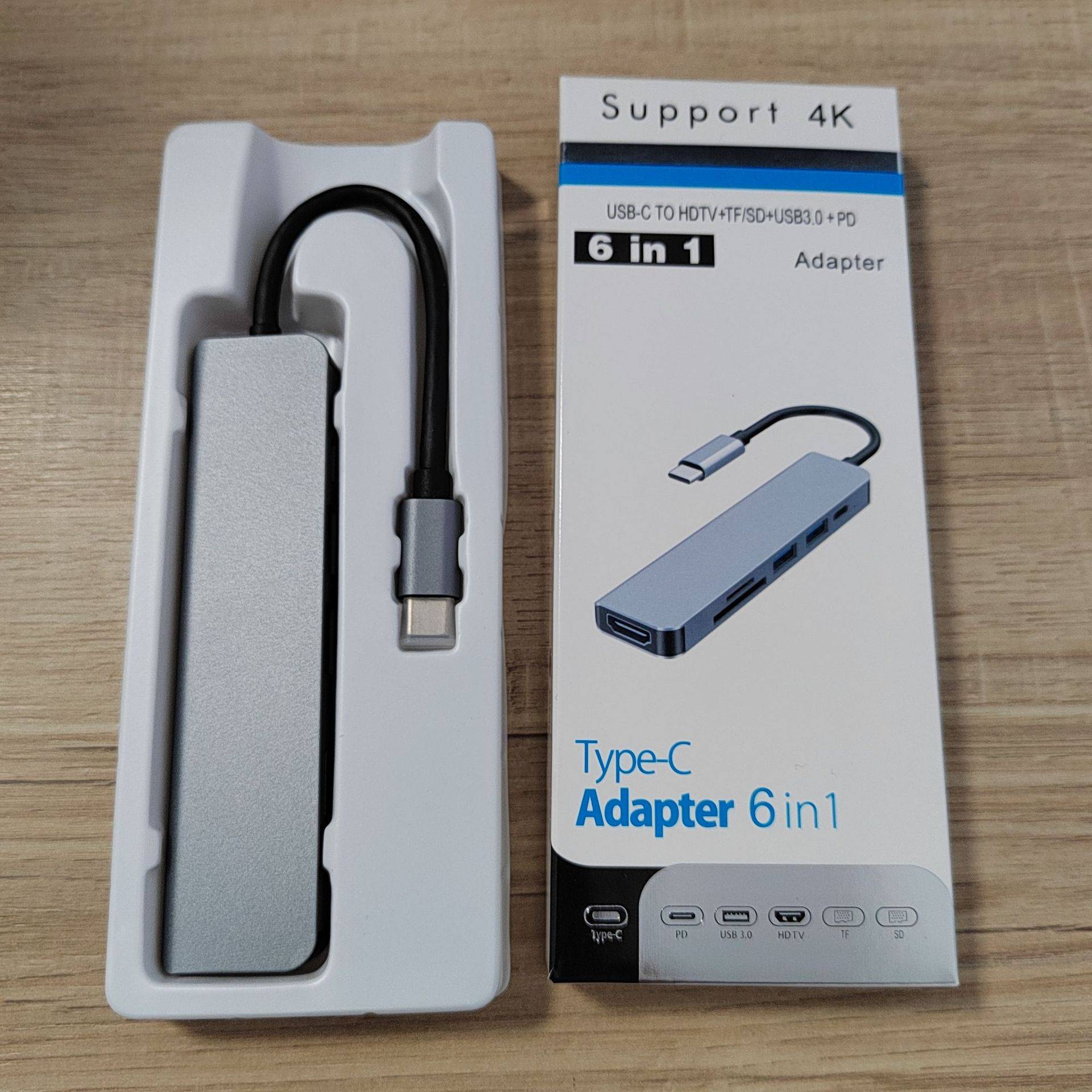 Usb C Hub 6 In 1 4