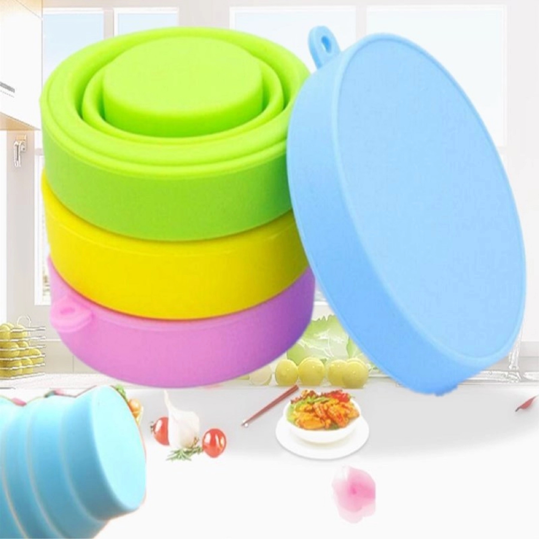 5 OZ Telescopic Silicone Reusable Cup 9