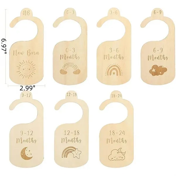 Hanging Tags and Closet Divider Set with Boxwood 6