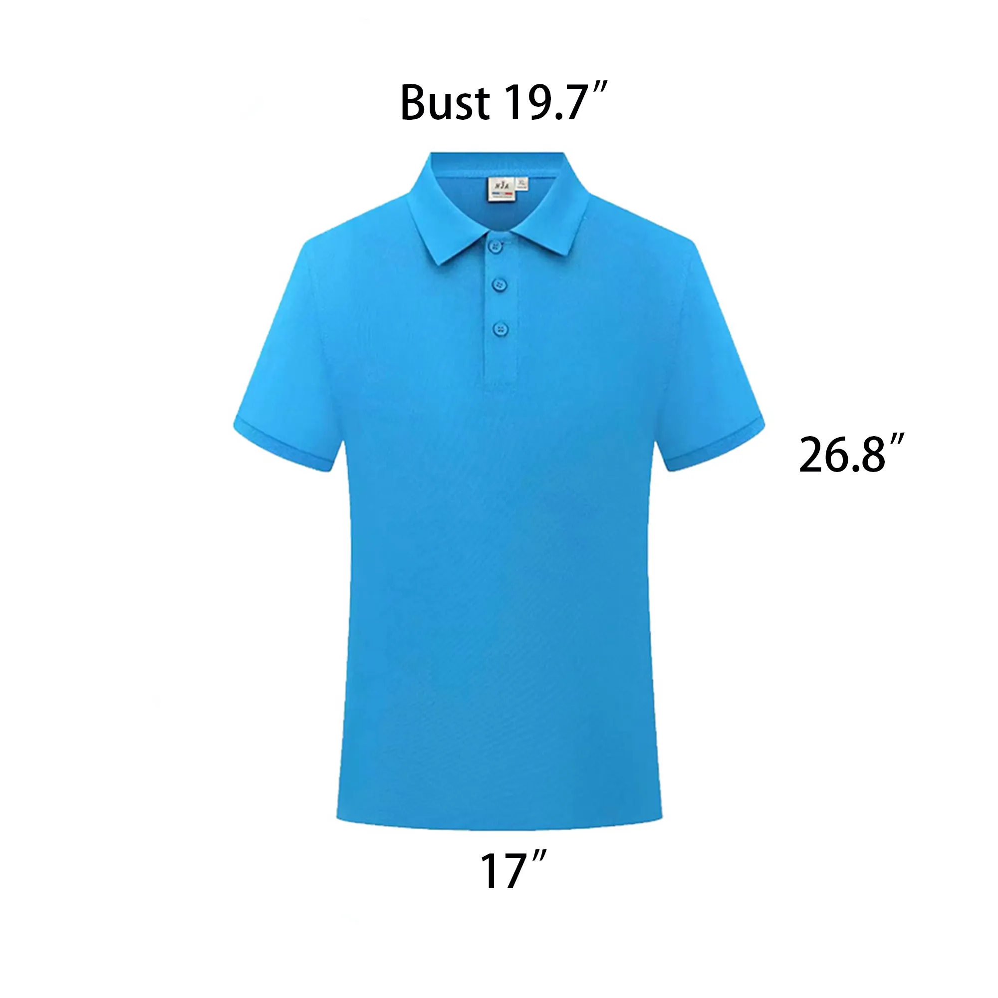 MOQ 20pcs Quick-Drying Sublimation Short-Sleeved Polo Shirt 4