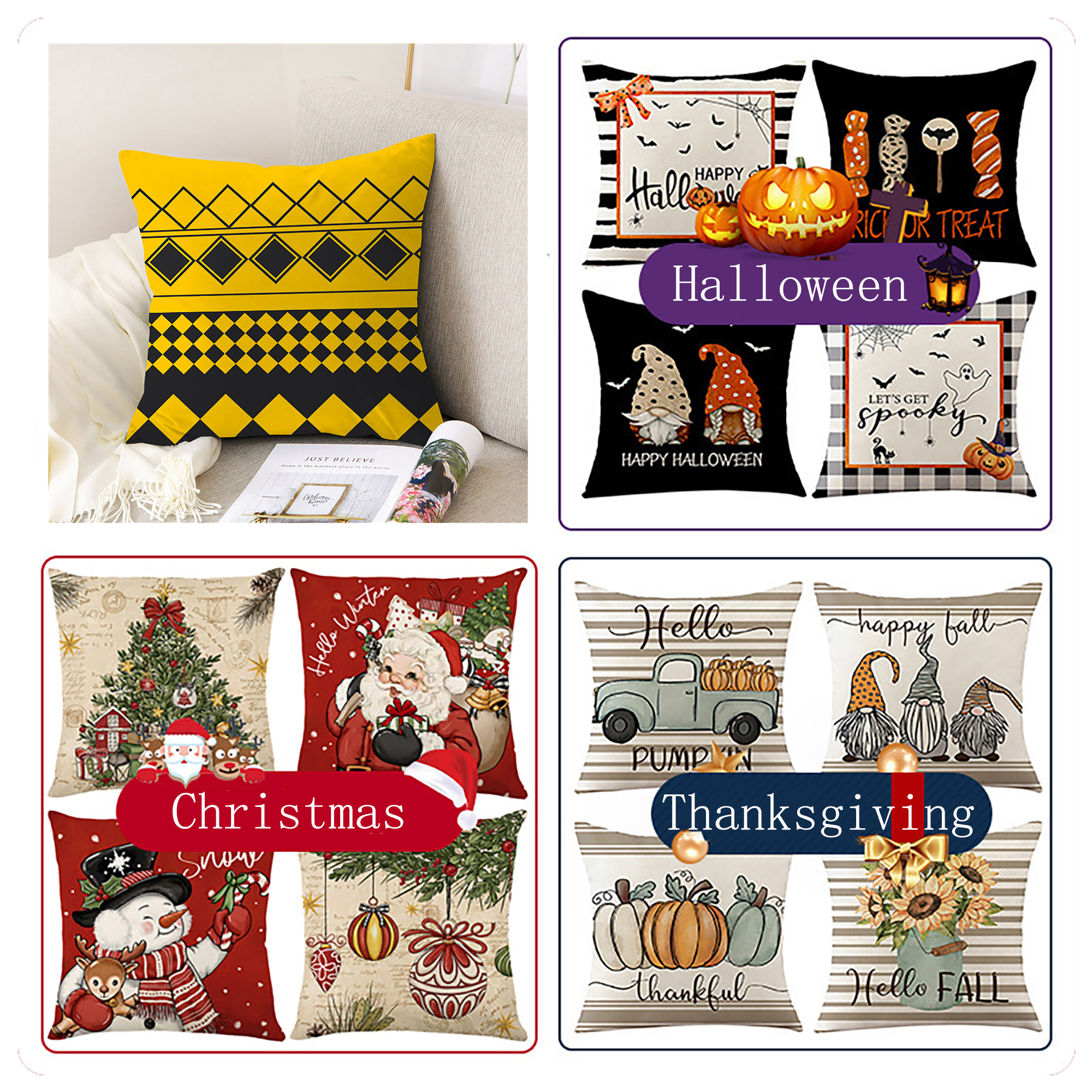 High-Quality Linen Pillowcase with Hidden Zipper 4