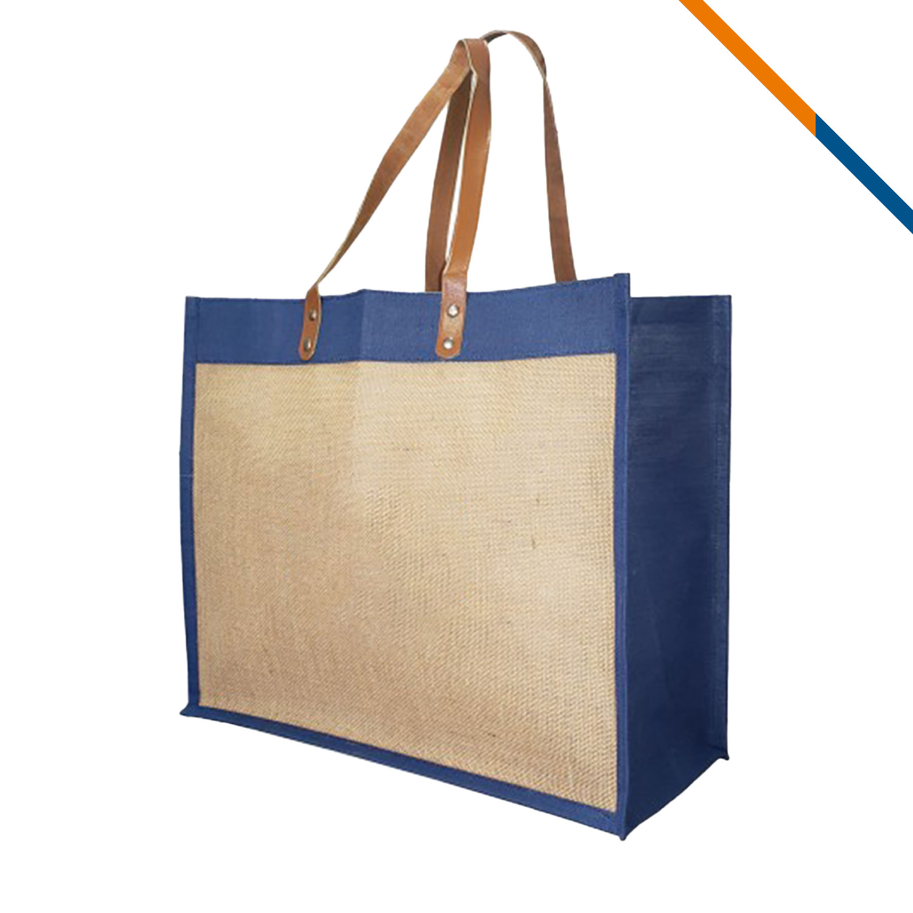Nepeta Laminated Jute Tote Bag, custom tote bag with logo imprint 4