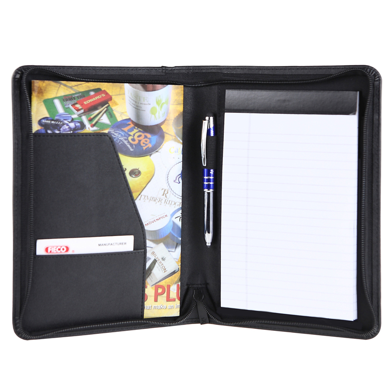 Pro Designer PU Leather 5" x 8" Junior Zippered Portfolio 2