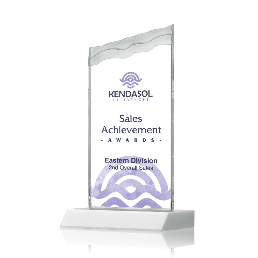 Oakwood VividPrint™ Award - White 5
