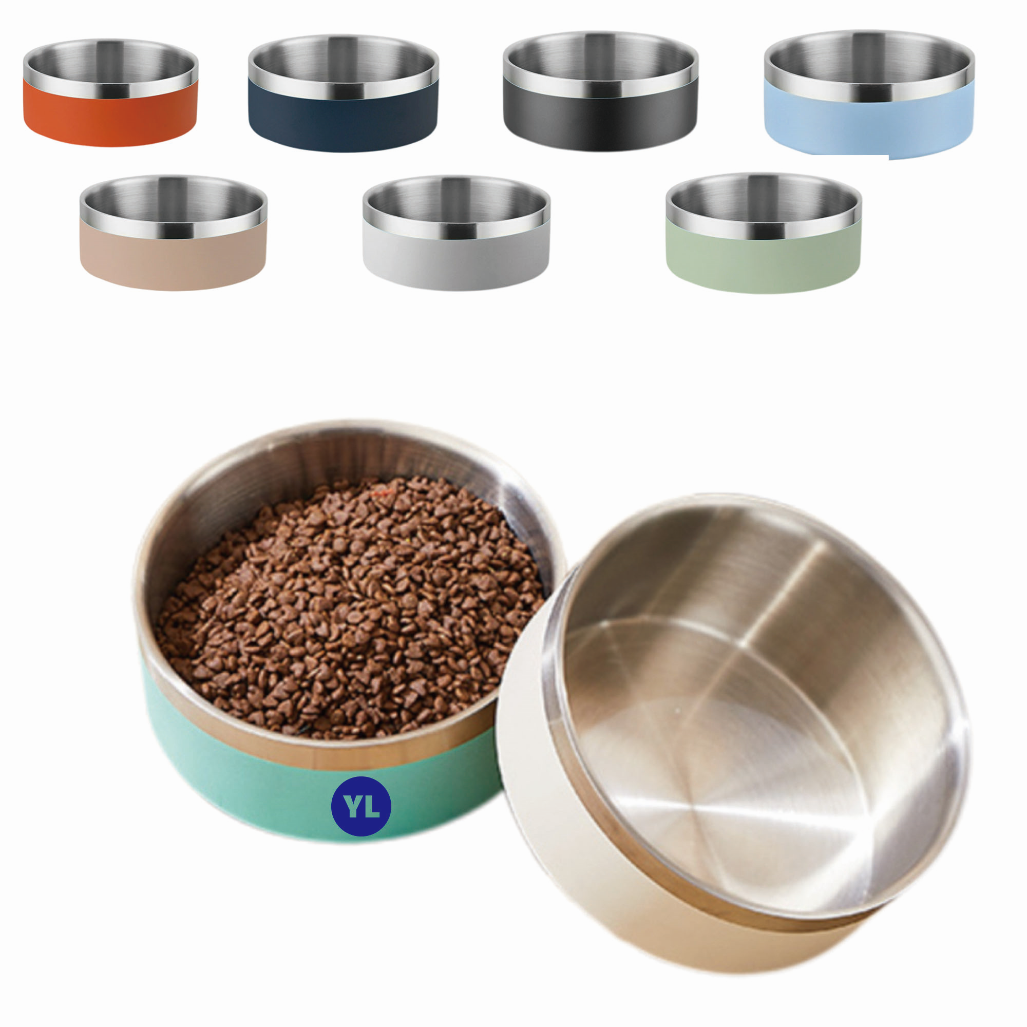 32 oz Stainless Steel Pet Bowl 2