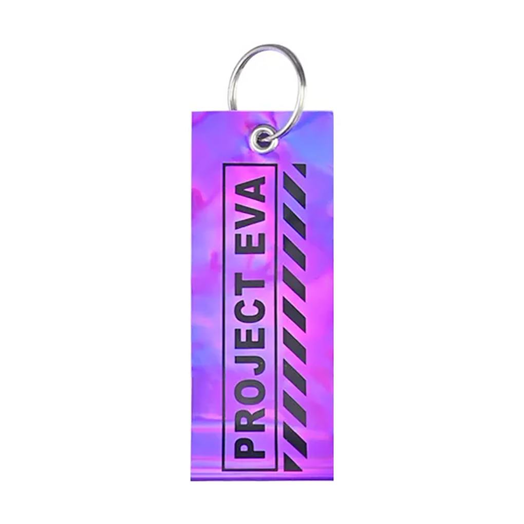 Laser Rainbow PVC Keychain 4