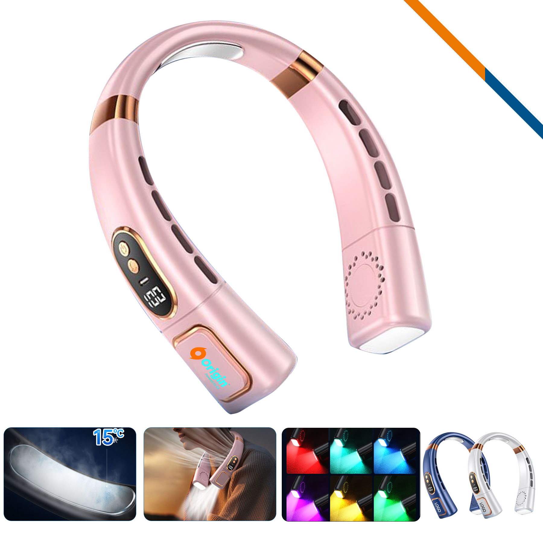 Laromy LED Lighting Turbo Neck Fan 6