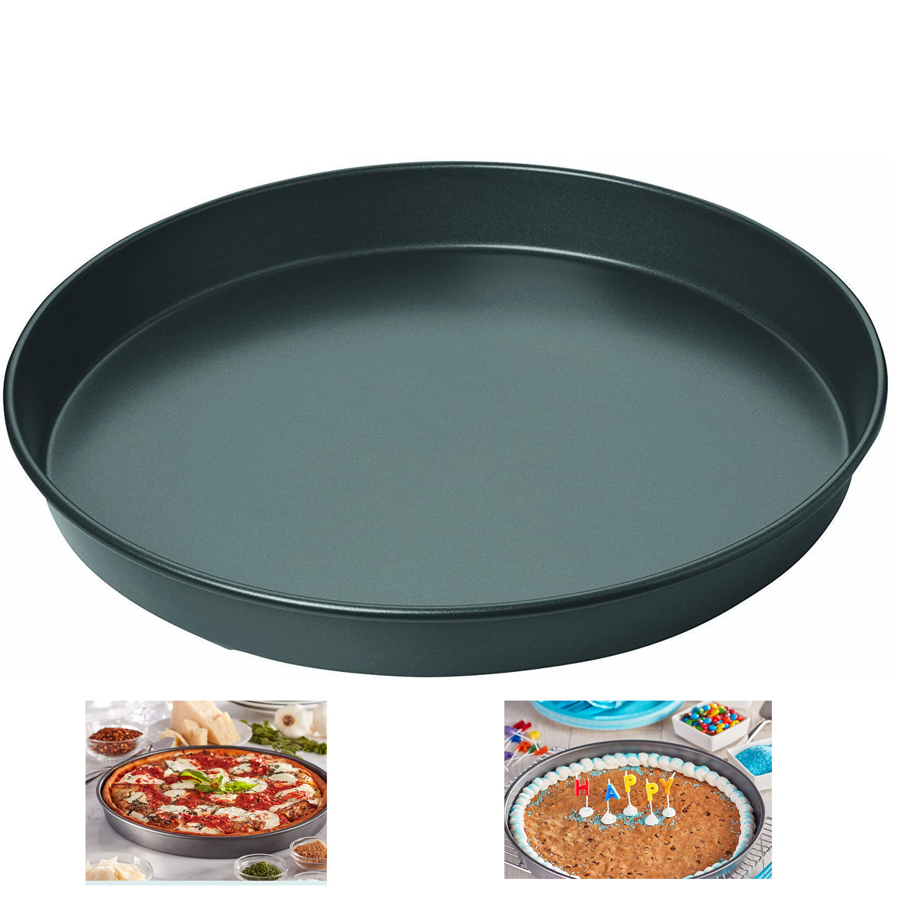 Metallic Deep Dish Pizza Pan