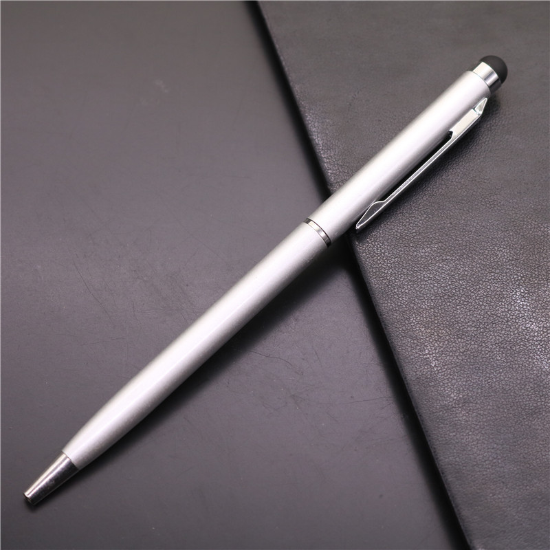 Twist Metal Ball Pen w/Stylus 8