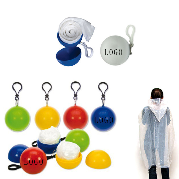Disposable Plastic Ball Raincoats 2