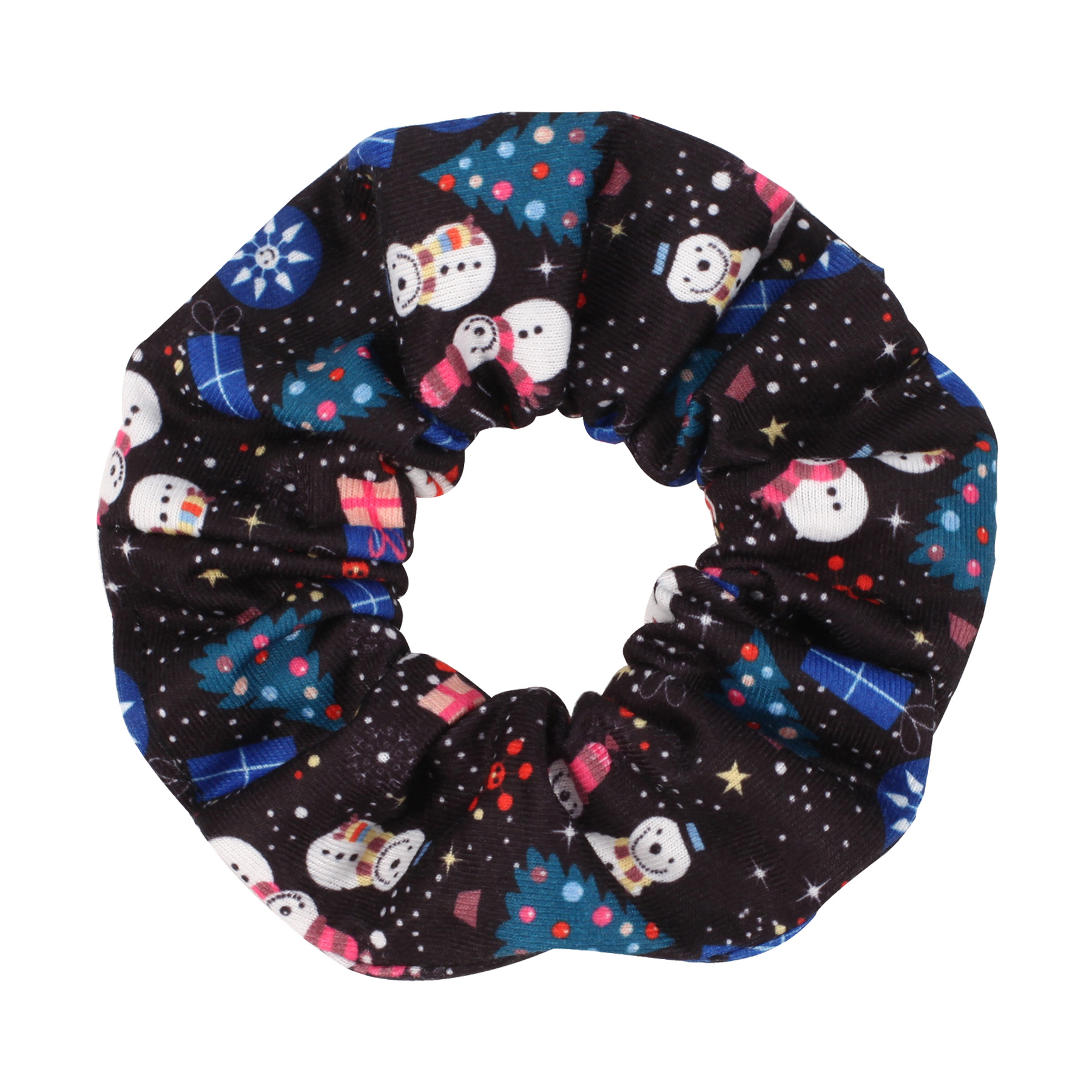 Full Color Printed Satin Silk Hair Scrunchies 6