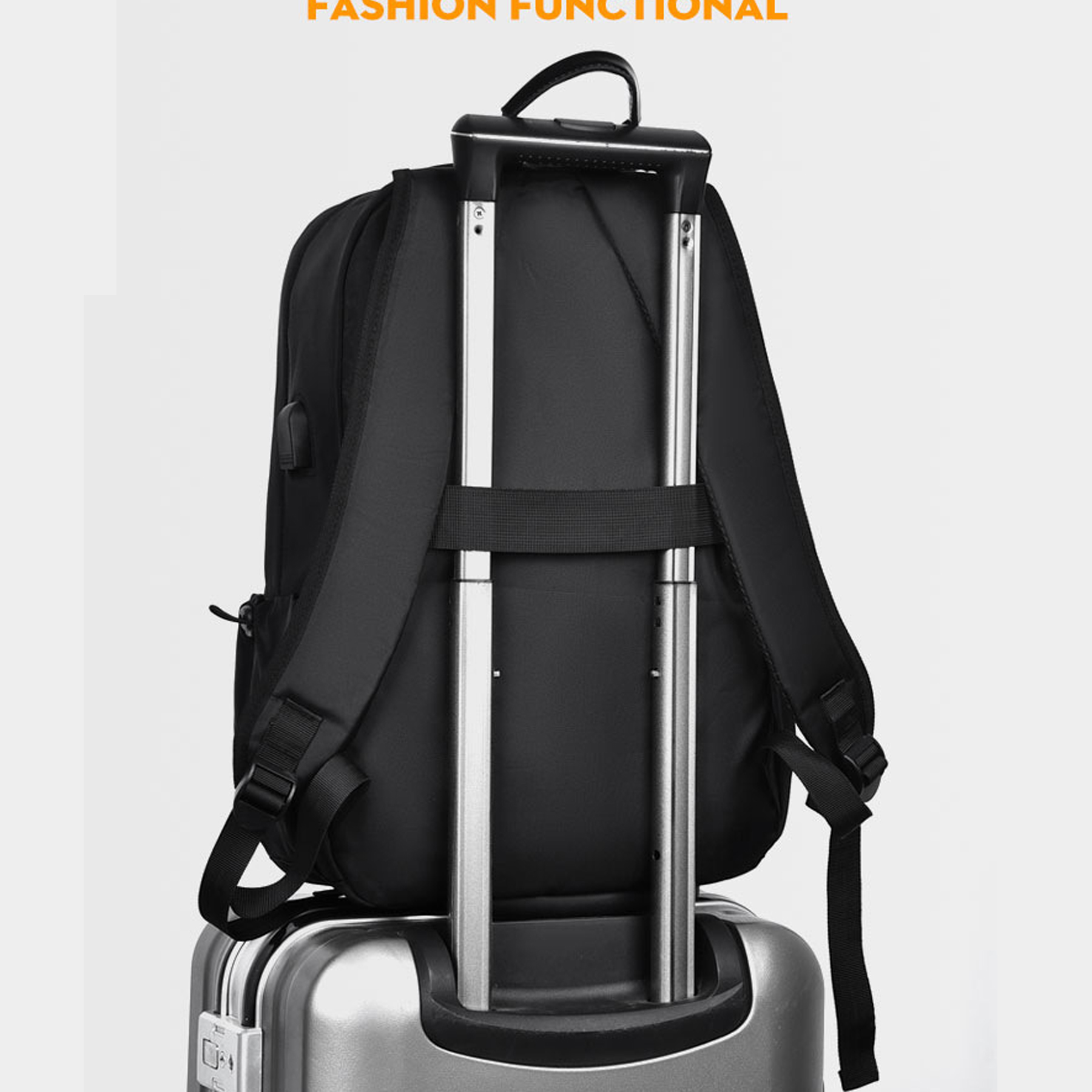 Lightweight Nylon Hiking Travel Backpack 8