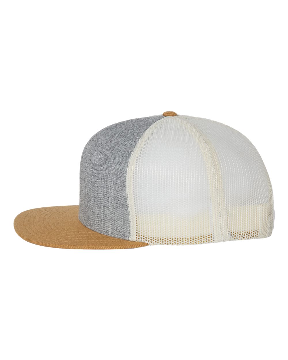 Wool Blend Flat Bill Trucker Cap - 511 16