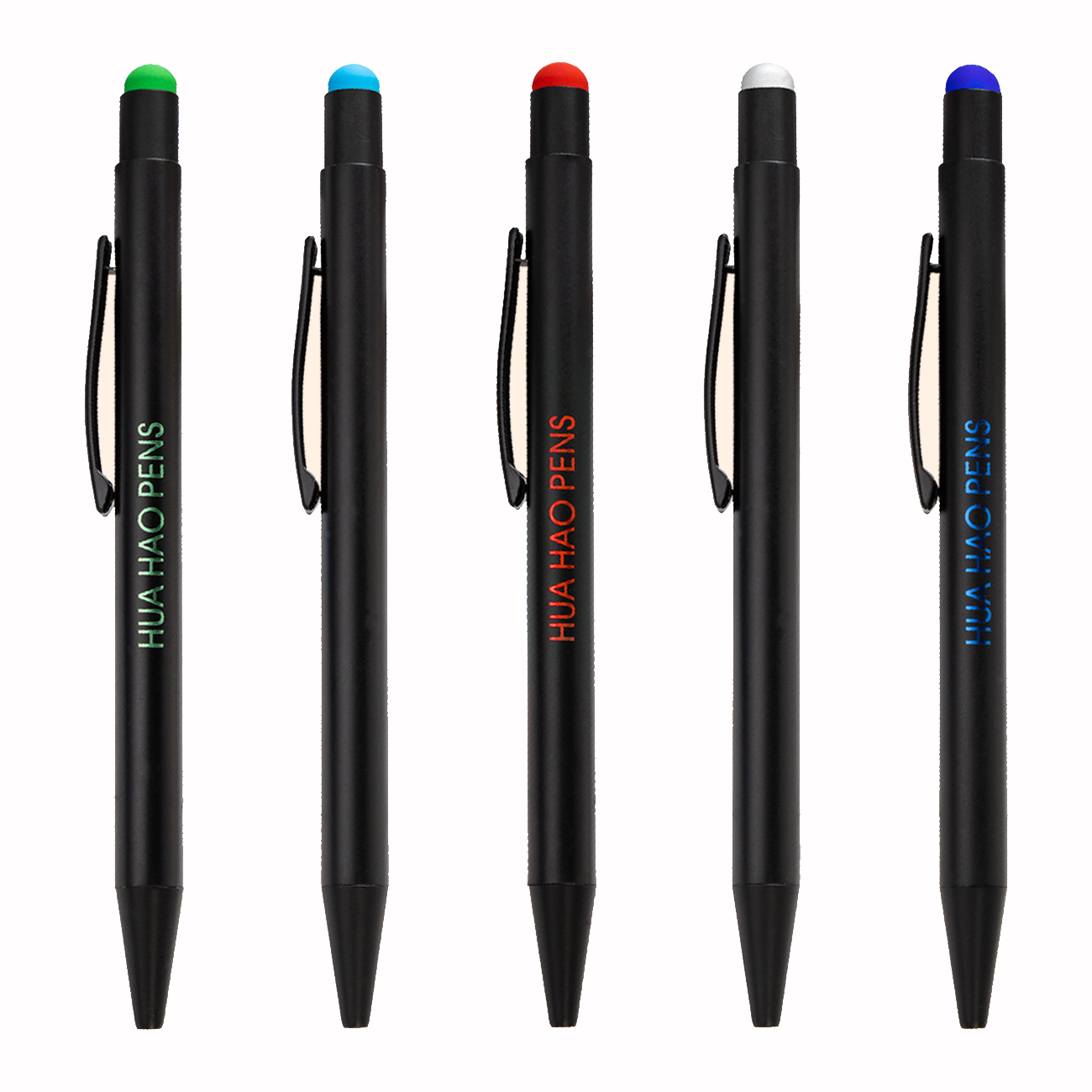 Metal Soft-touch Sytlus Click Ballpoint Pens 3