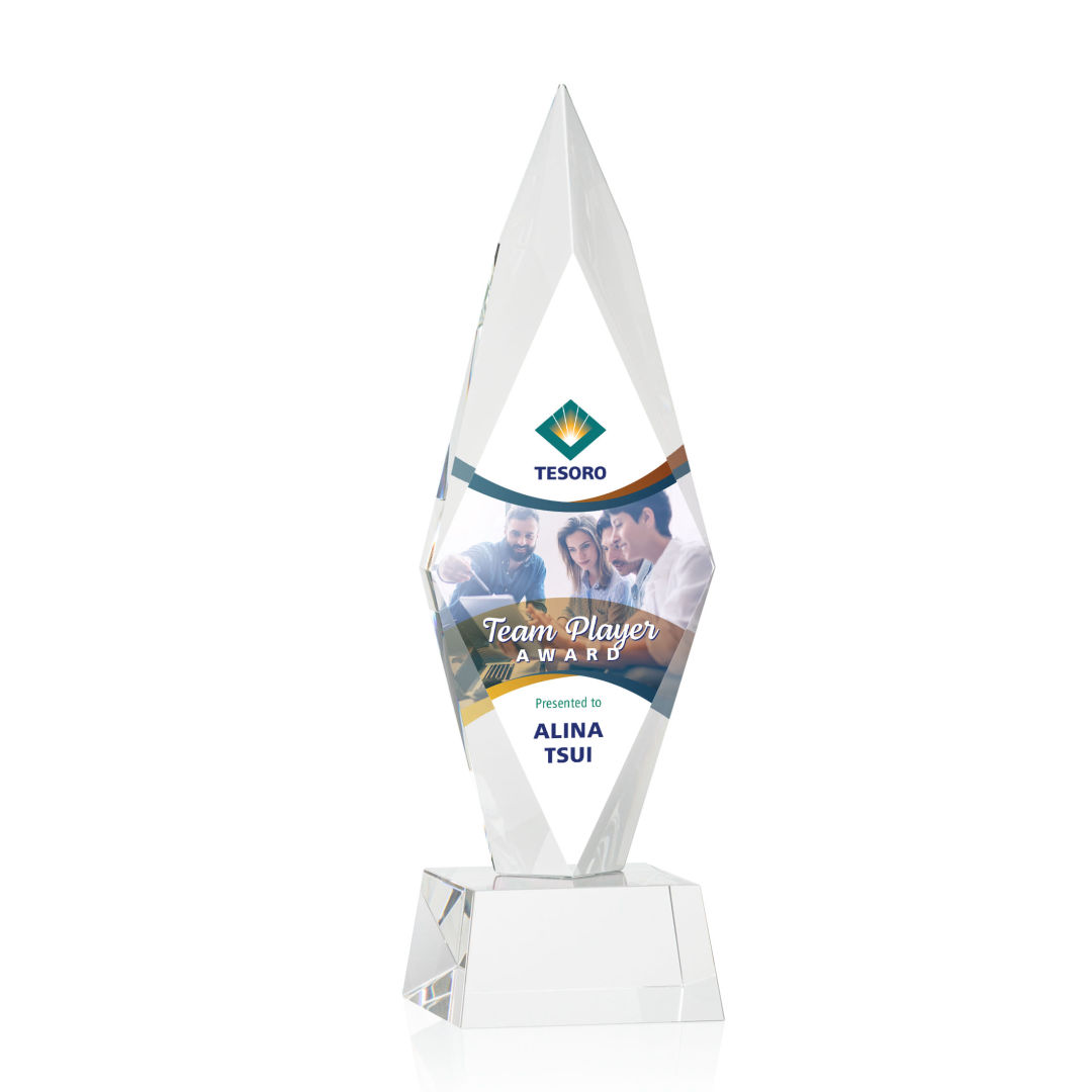 Manilow VividPrint™ Award on Robson Base - Clear 2