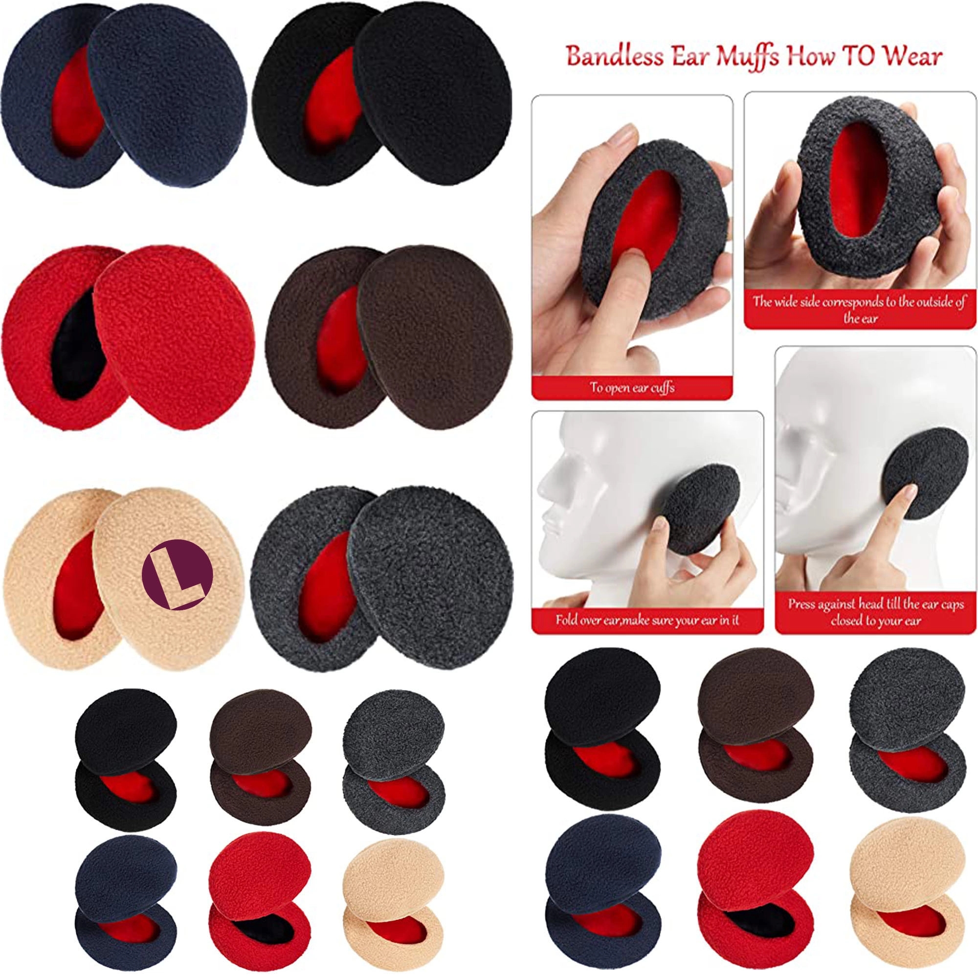 Bandless Ear Warmers
