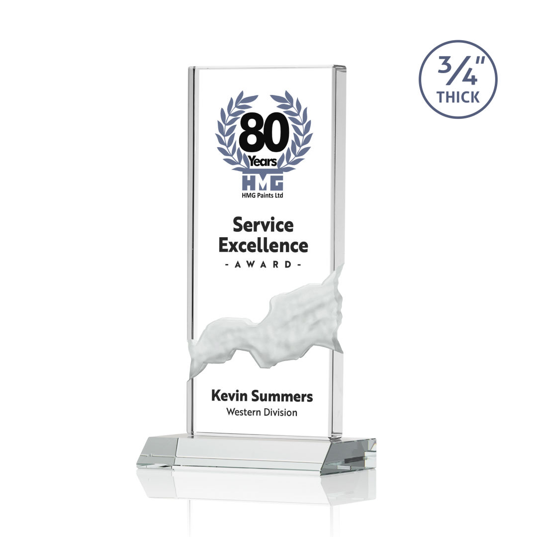 Poole VividPrint™ Award - Clear