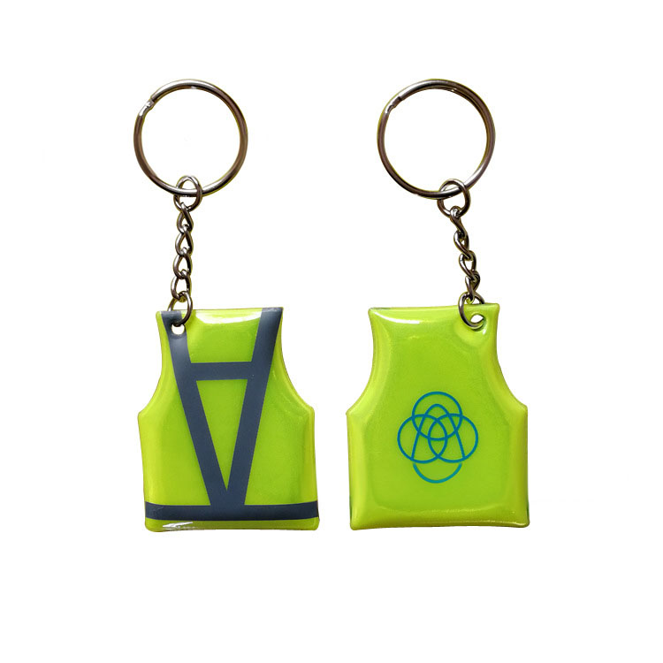 Reflective Safety Vest Key Chain 2