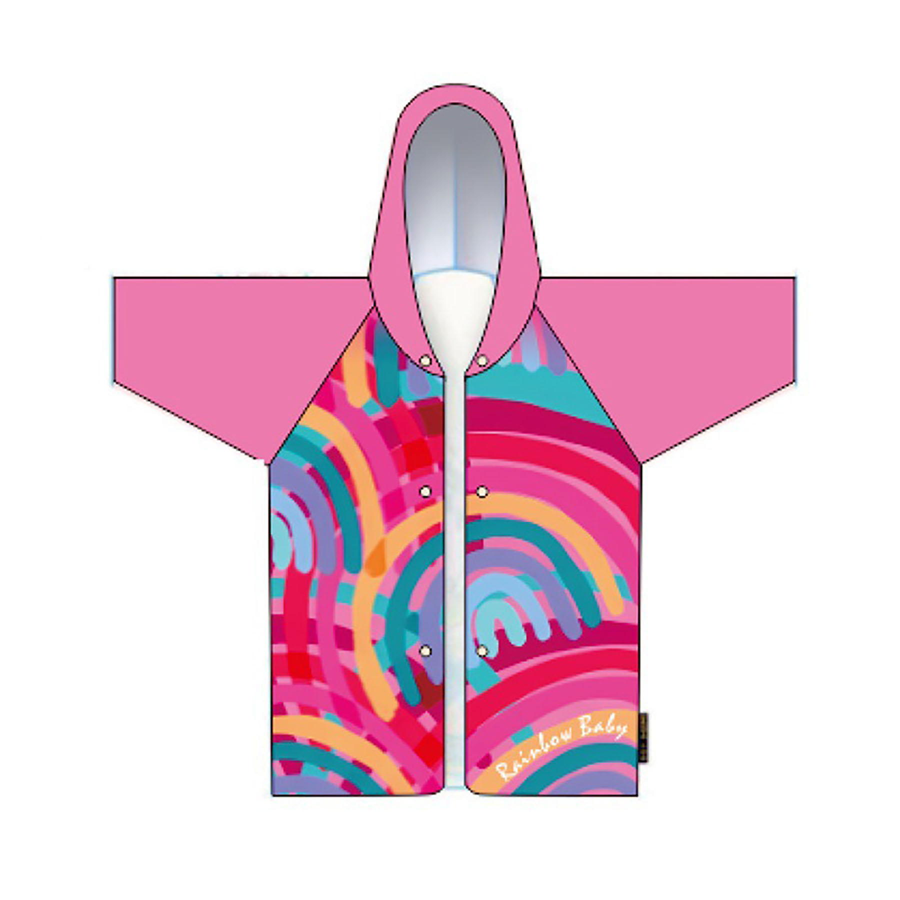 Full Color Kids Hooded Beach Towel 5