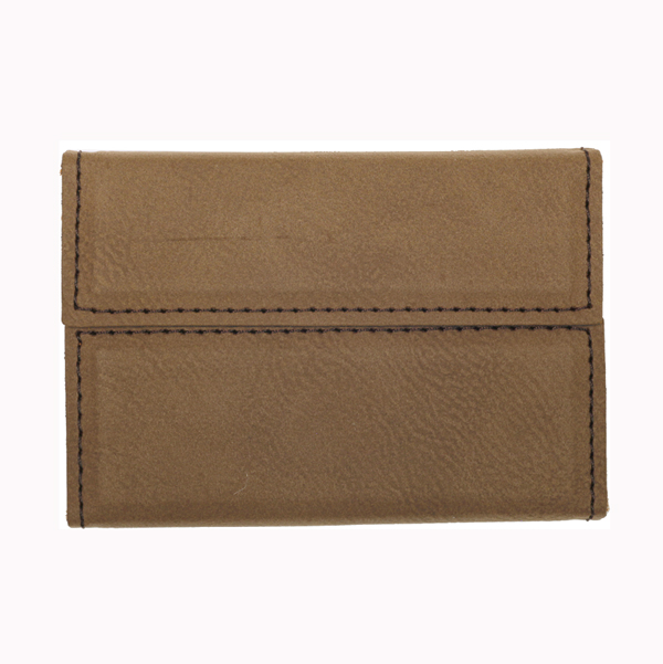 Leatherette Hard Case Business Card Holder - 3