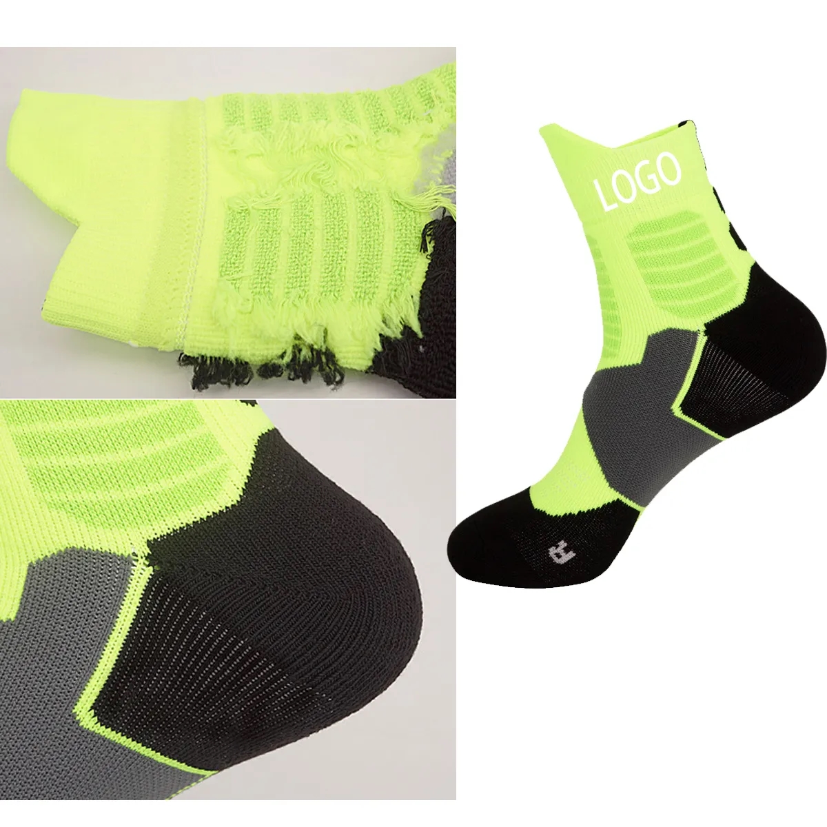 Basketball Socks Cushioned Athletic Sports 2