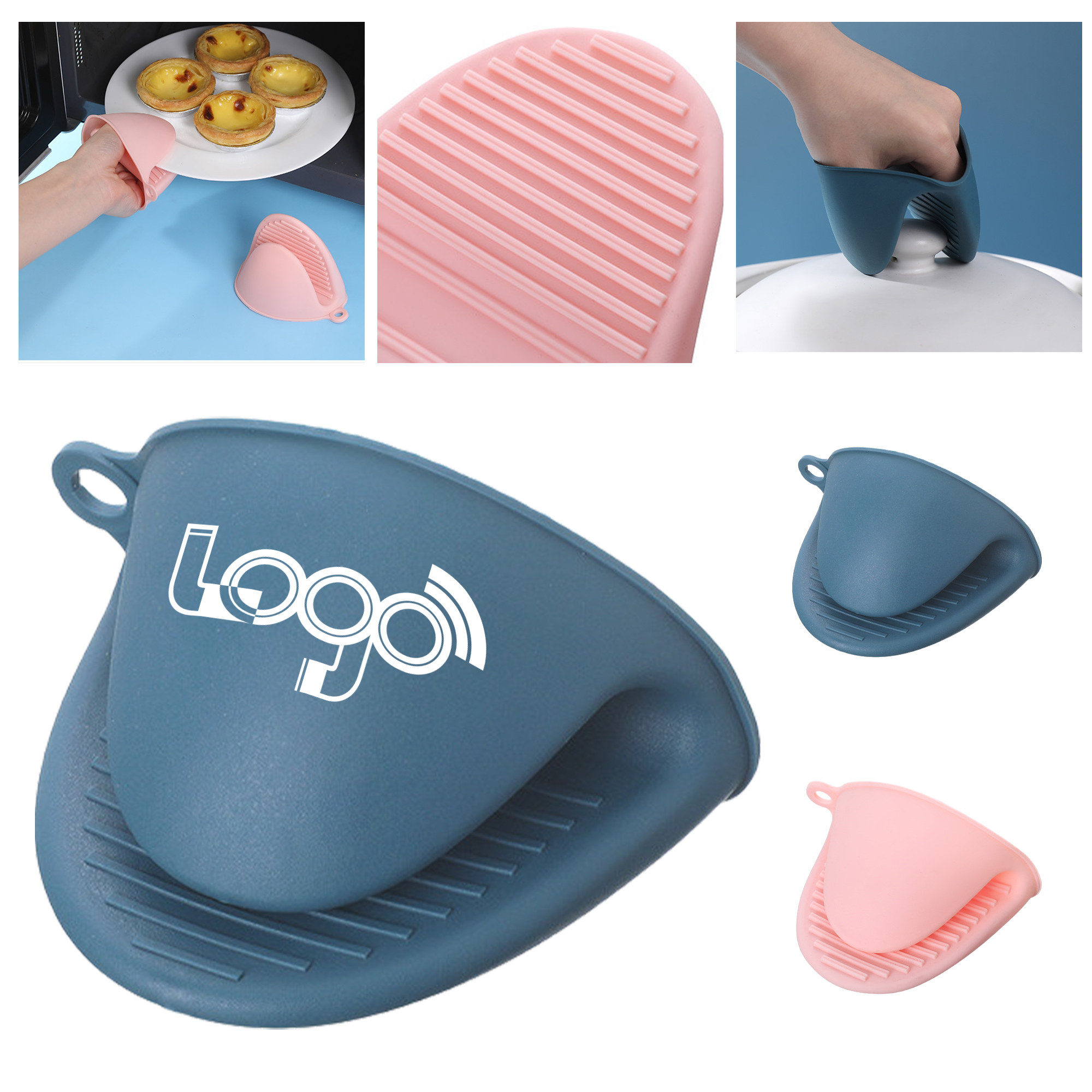 MOQ 50 Heat-Resistant Silicone Anti-Scald Mitt for Safe Handling 1
