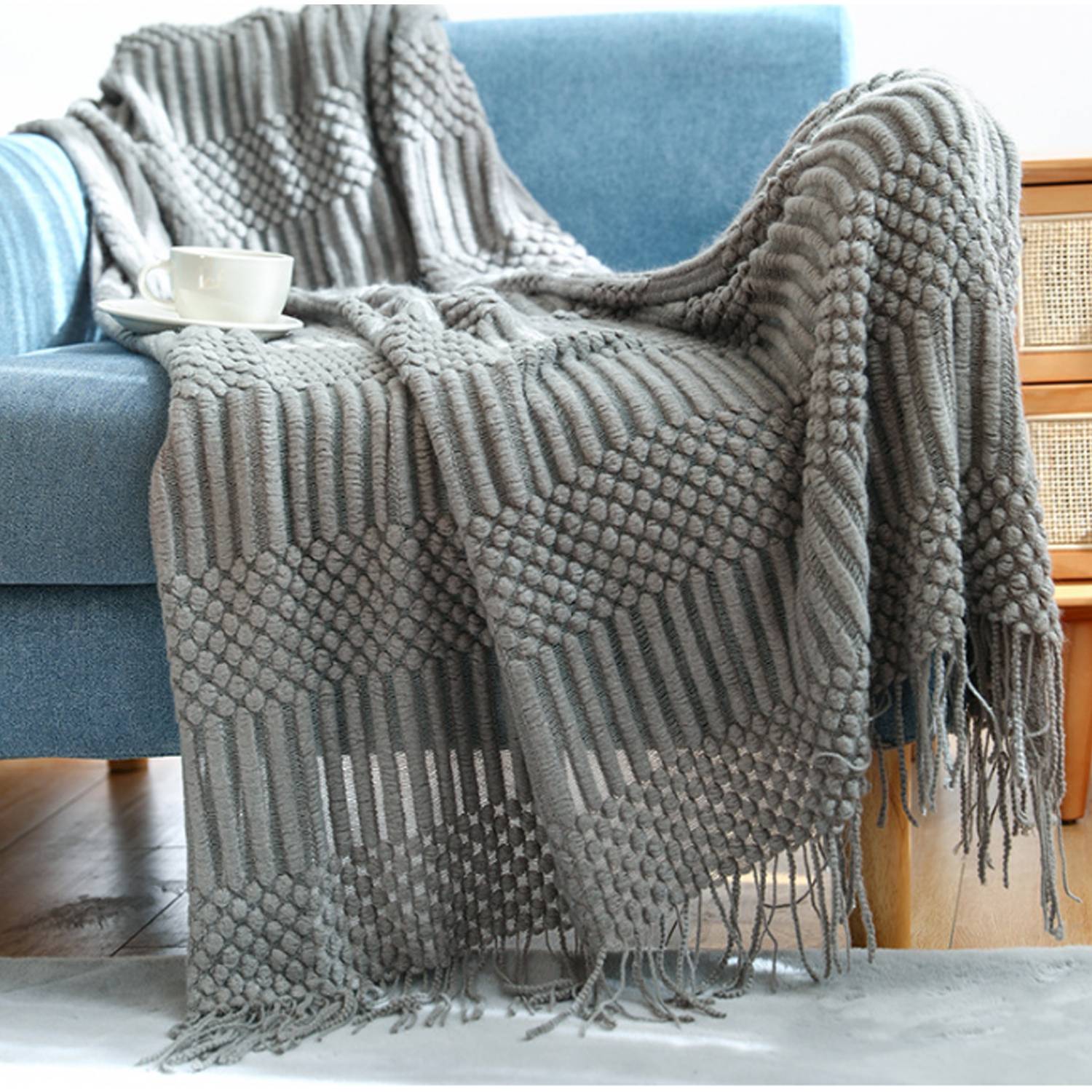 Knitted Throw Blankets 5