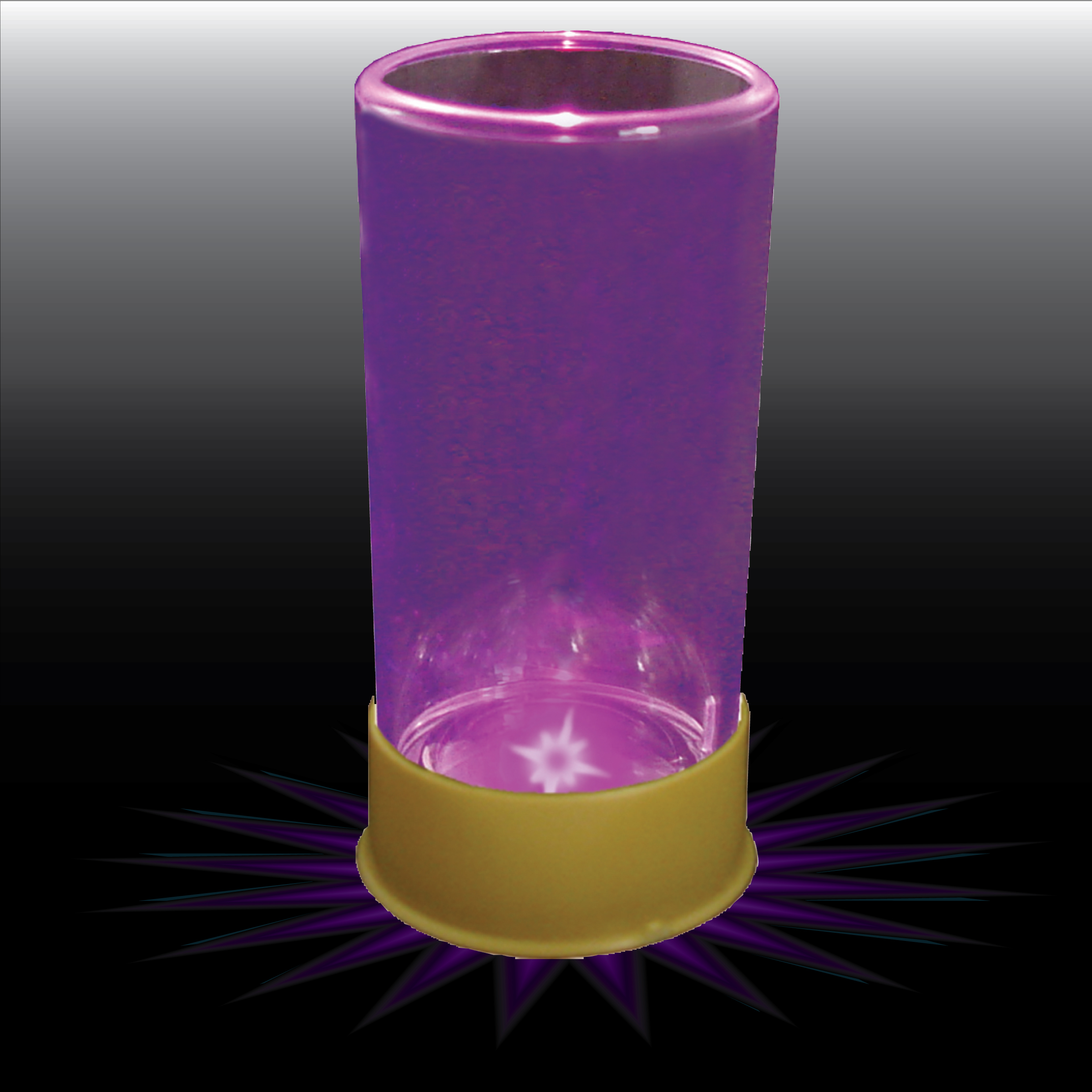 1 5oz Light Up Plastic Shot Gun Shell Style Shooter Shot Glass