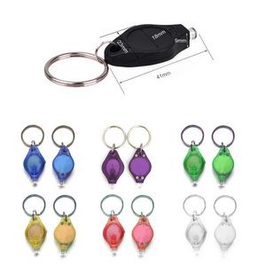 Transformable LED Keychain Flashlight Mini Lantern With Carabiner 14
