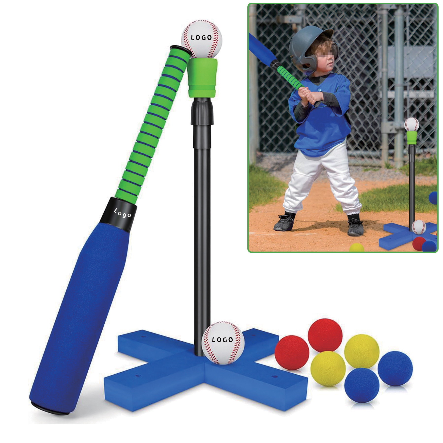 Foam Tball Set for Kids Toddlers 4