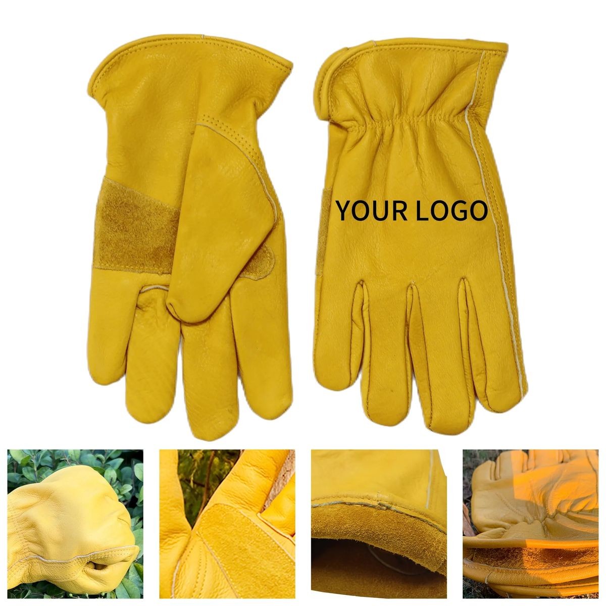 Protective Work Gloves with Silkscreen Branding 1