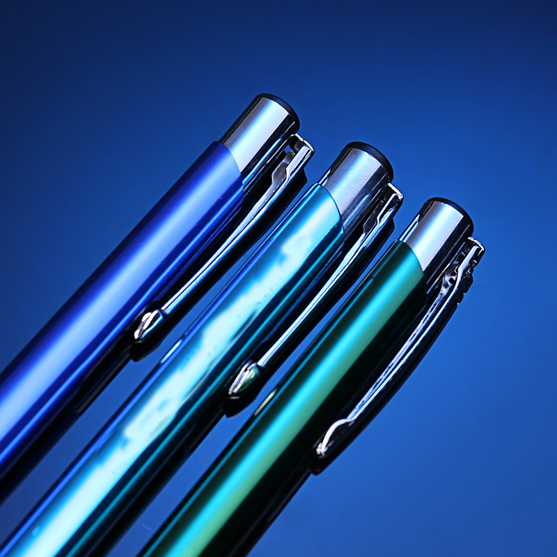 Metal Aluminum Pressing Ballpoint Pen Retractable Ballpoint Pen 12