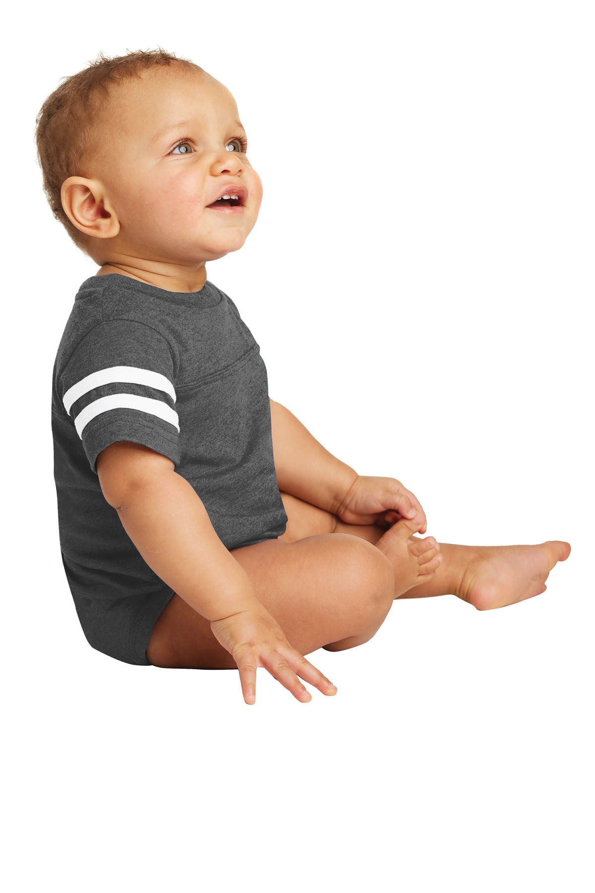 Rabbit Skins Infant Football Fine Jersey Bodysuit. RS4437 12