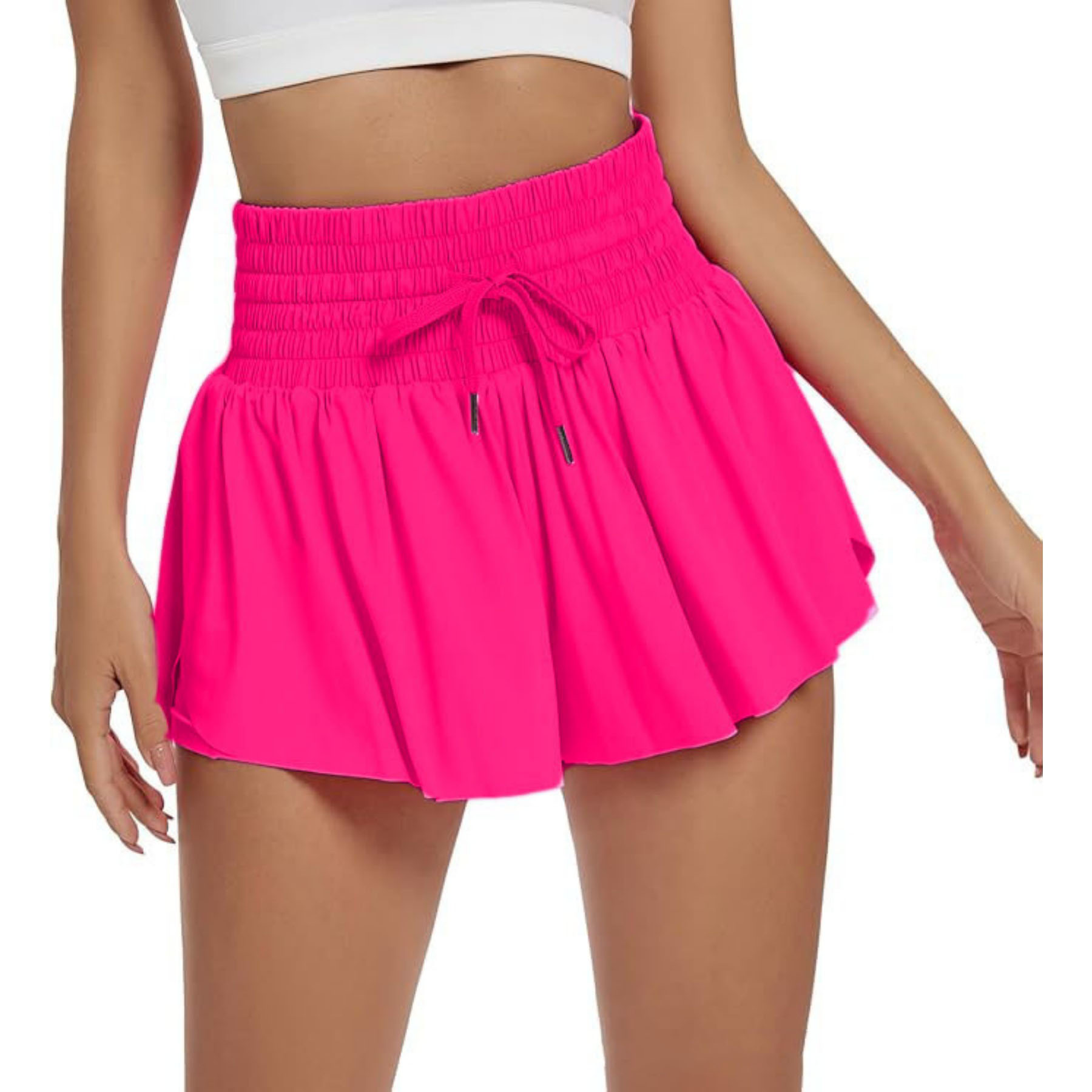 Woman High Waist Athletic Shorts 5