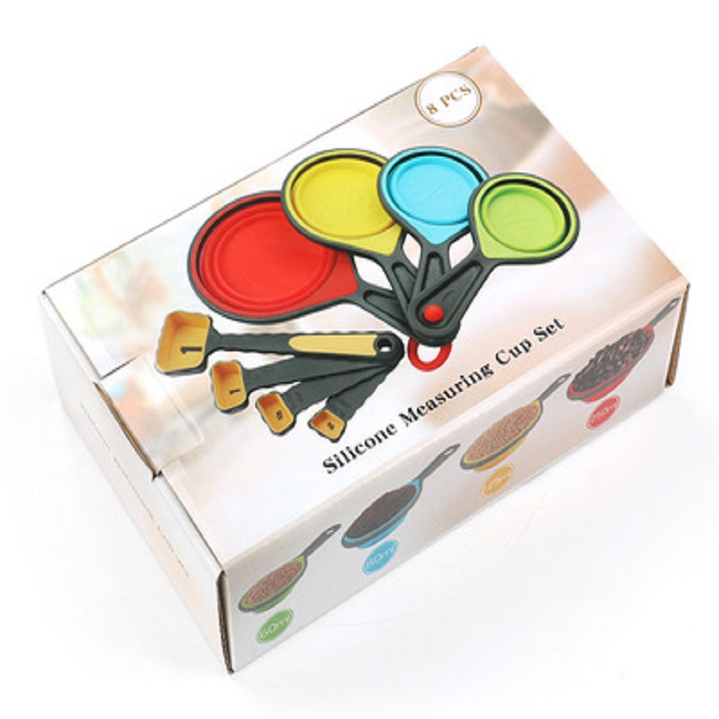 8pcs Collapsible Measuring Cups And Spoons 4