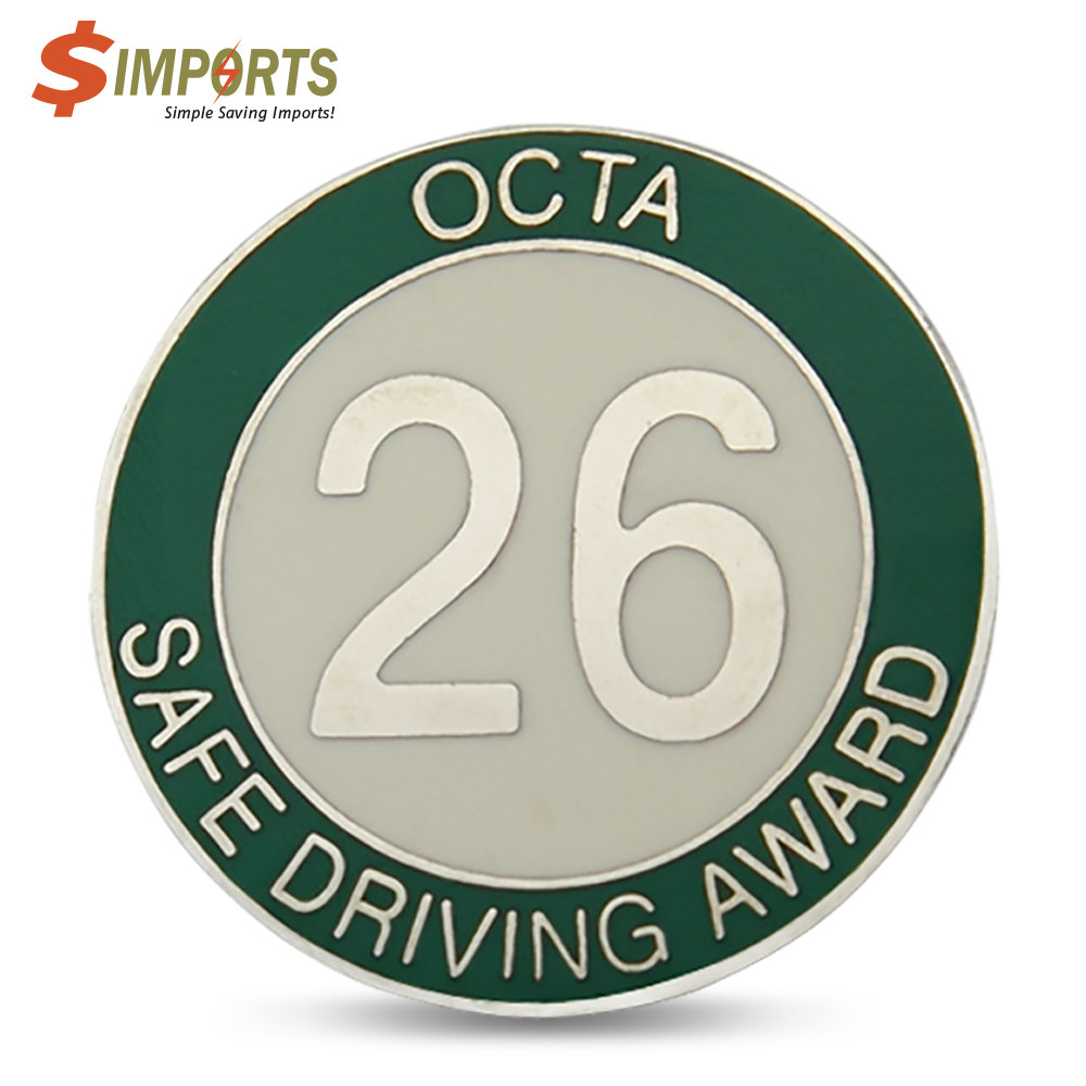 Iron Imitation Cloisonné Coin (Simports)