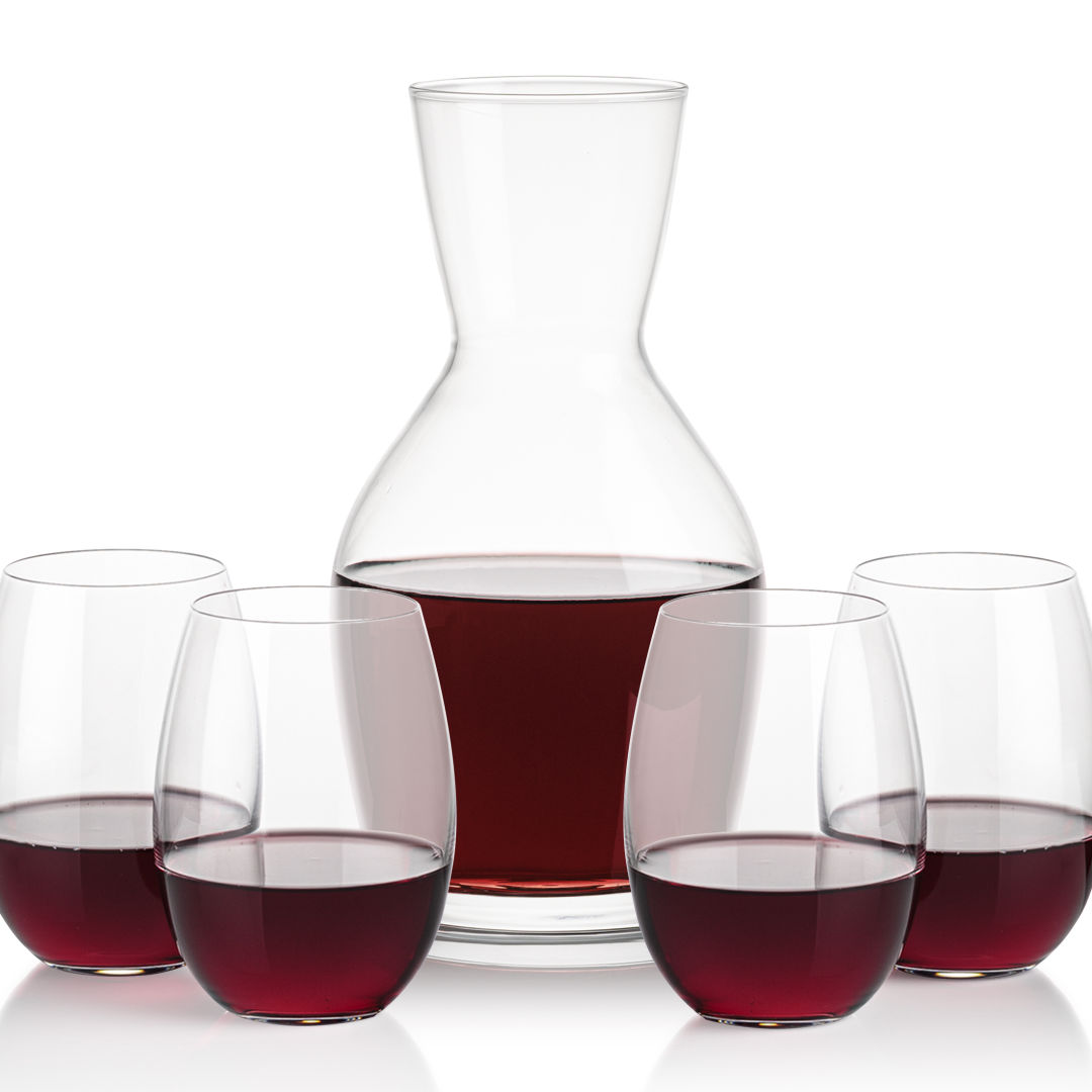 Westwood Carafe & Carlita Stemless 4