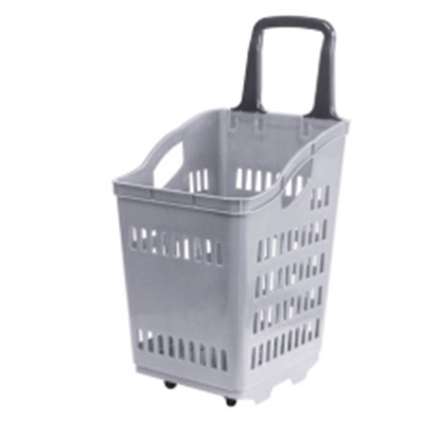 Grocery Market Shopping Basket w/ Wheels 8