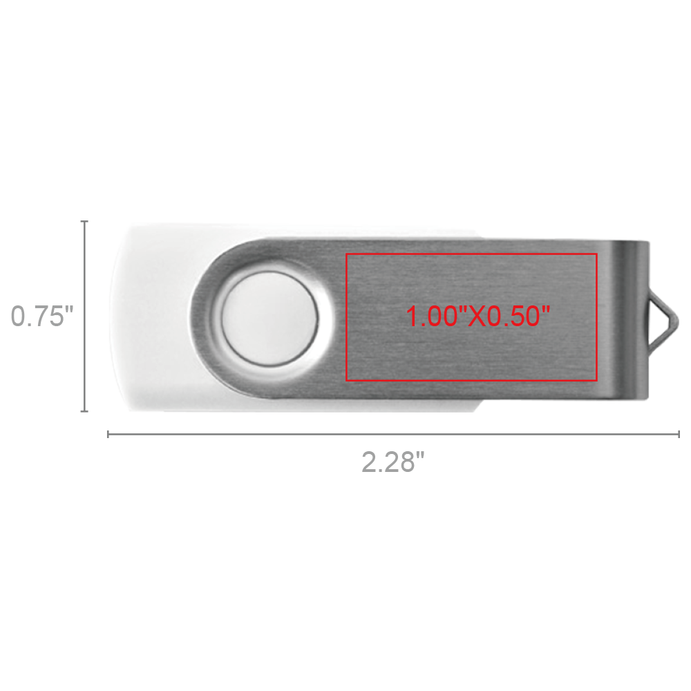 Northlake QuickShip Swivel USB Flash Drive 2