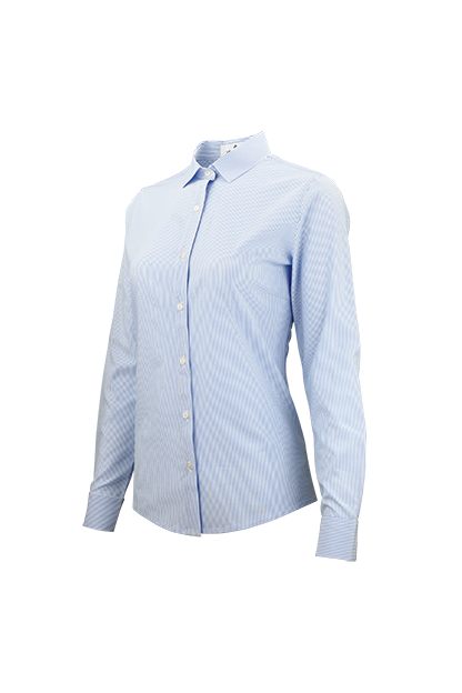 Vansport Women's Pinstripe Sandhill Dress Shirt 9