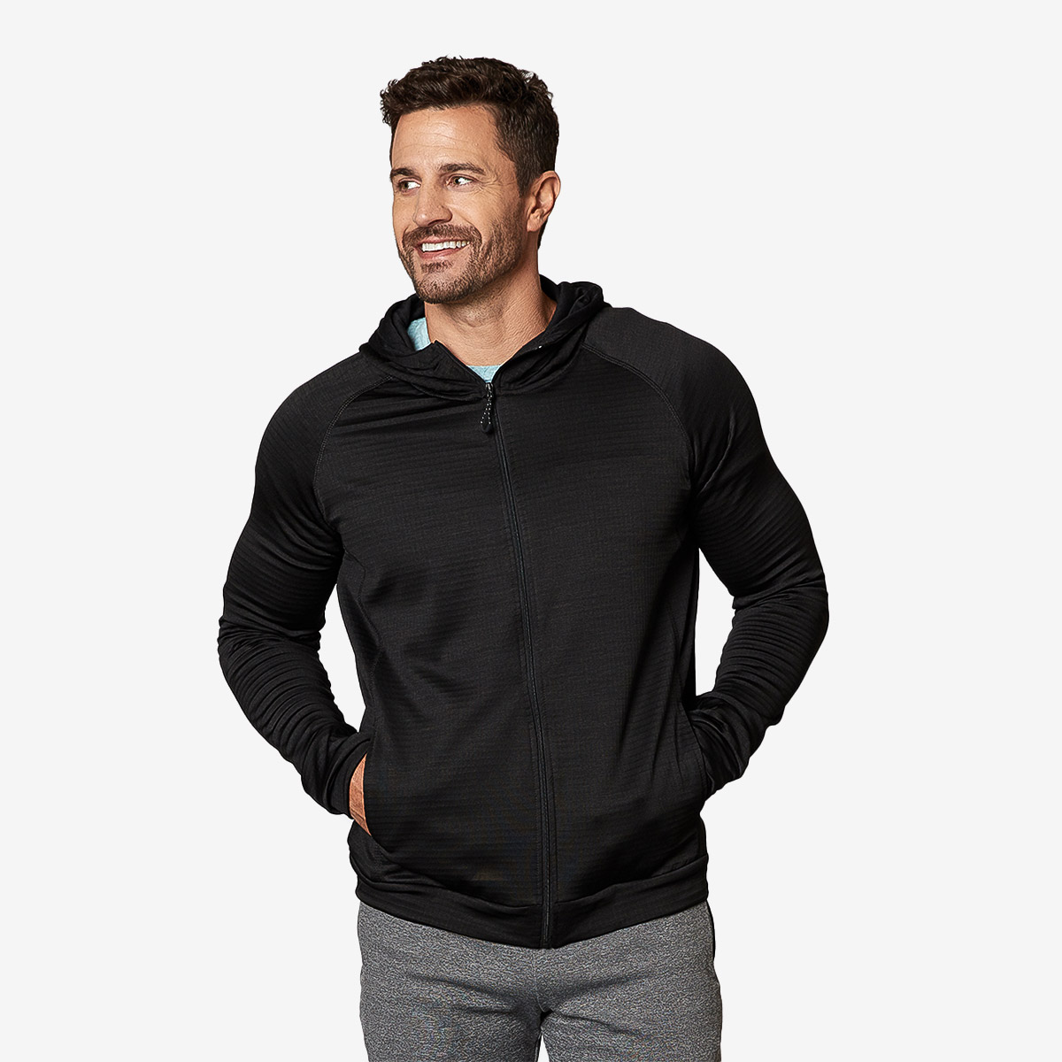 Men's Parkside Knit Hoodie, custom hoodie or sweatshirt with logo imprint 2