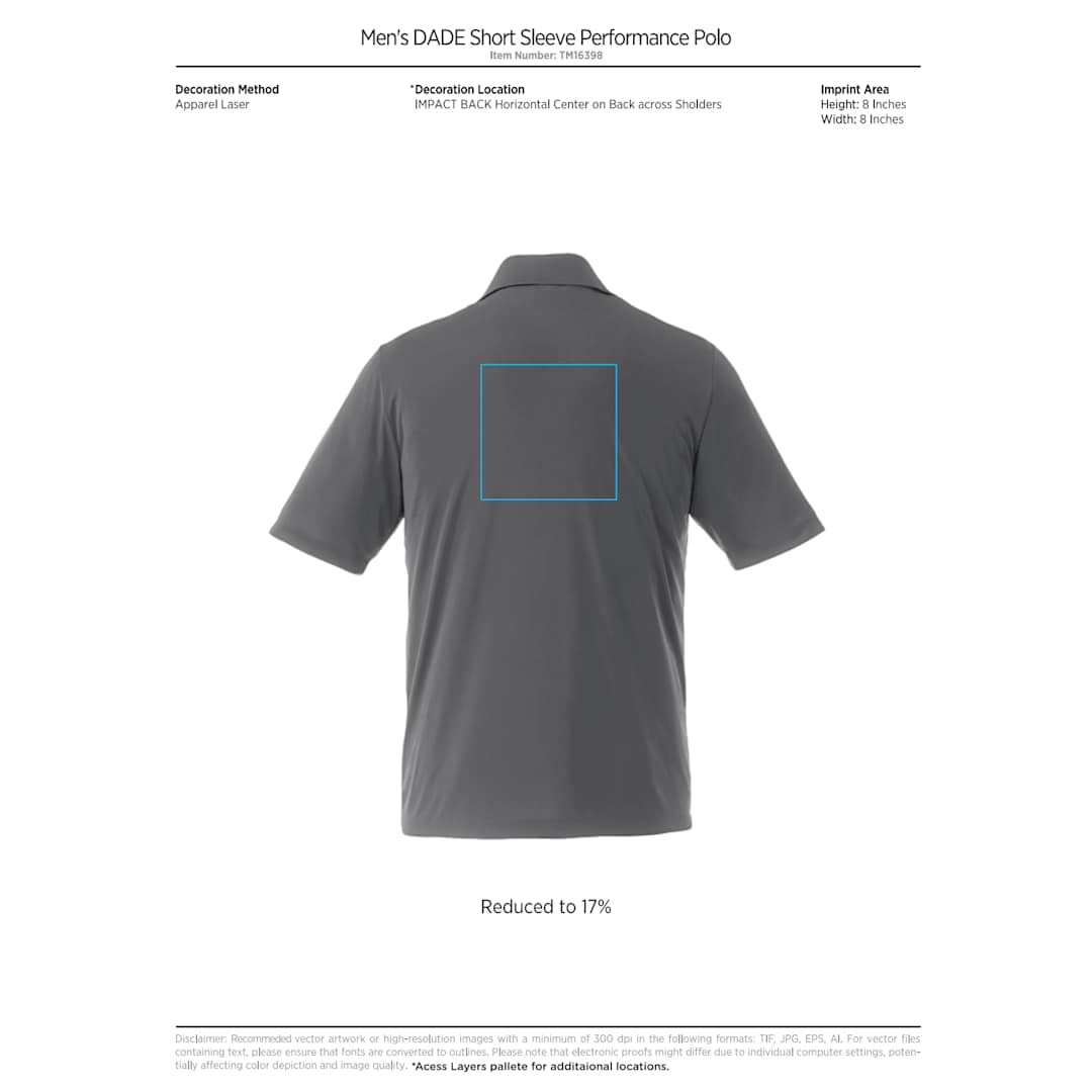 Men's DADE Short Sleeve Polo 184