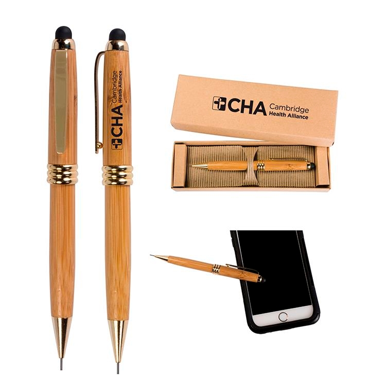 Bamboo Stylus Pencil with Deluxe Recyclable Paper Box 2